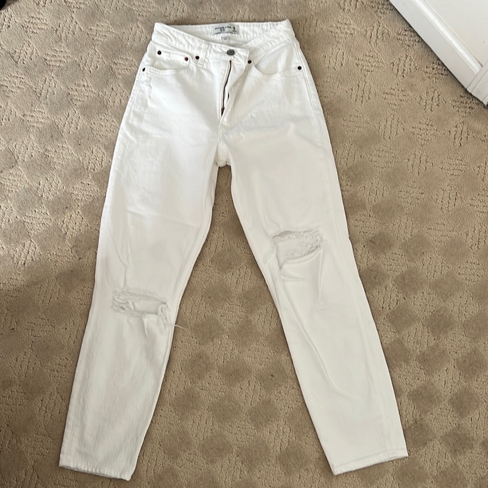 Abercrombie and Fitch curve love, high rise jeans